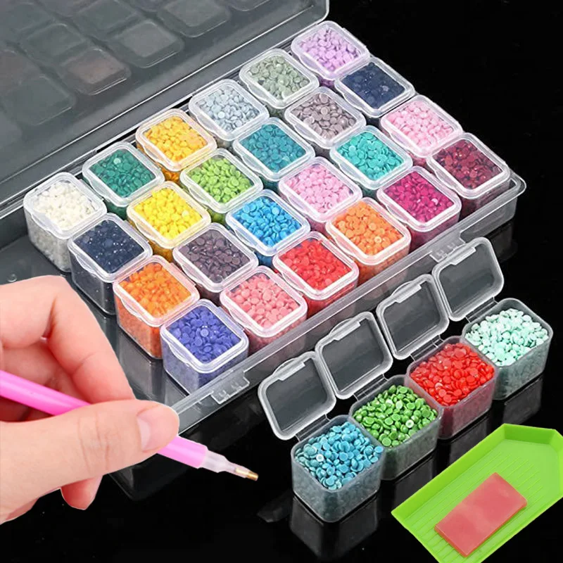 Tech Accessories Box - 28/56 Girds Detachable Plastic Storage Box