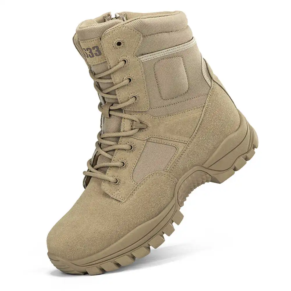 Tech Accessories Business - Nonslip Genuine Leather Hiking Boots Designer