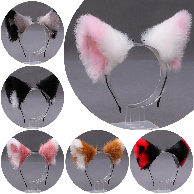 Tech Accessories For Women - Fluffy Fox Cat Ear Plush Headband