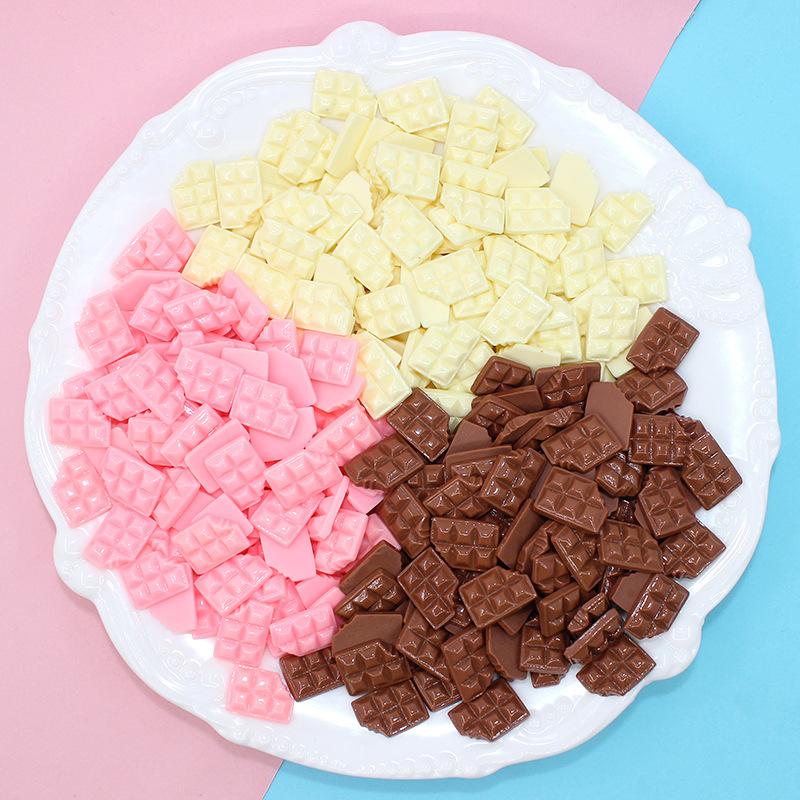 Trending Tech Accessories - 20Pcs Nail Cute Charms Resin Chocolate