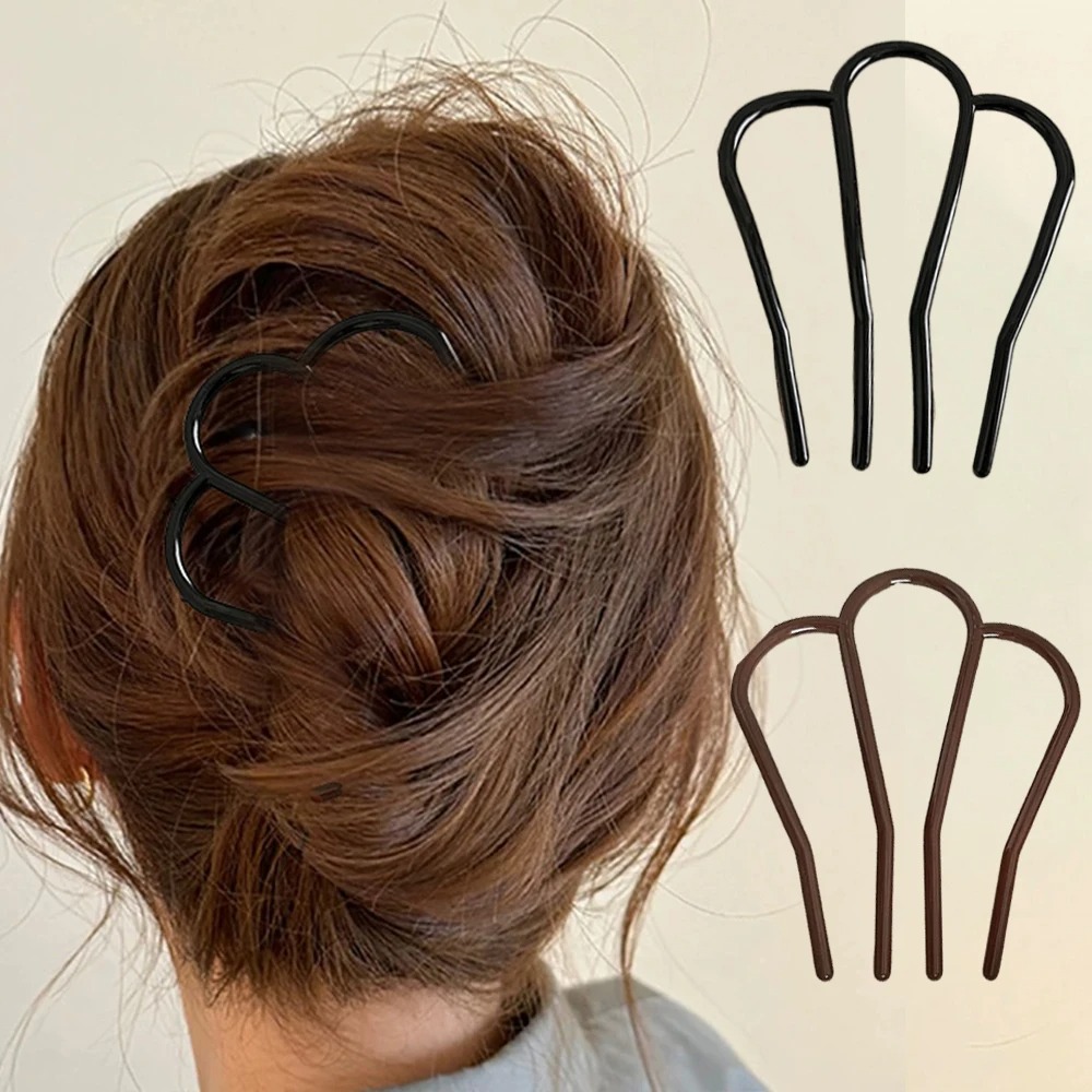 Tech Accessories For Women - Elegant Soft Acrylic U-Shape Hair Sticks