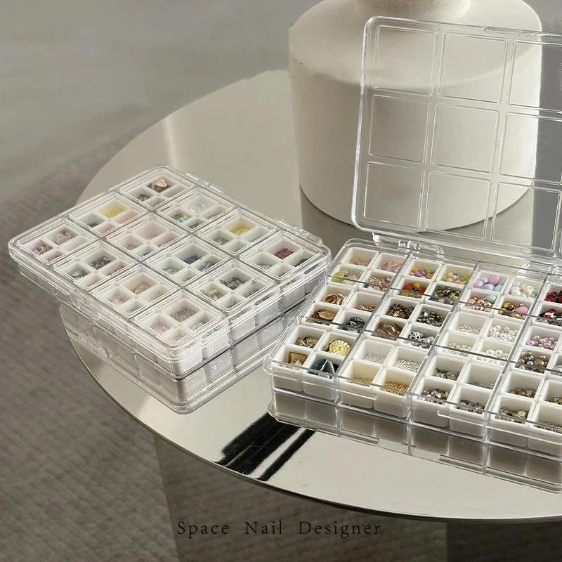 [New] 24/36/48Grids Nail Decor - Tech Accessories Box 评论和价格