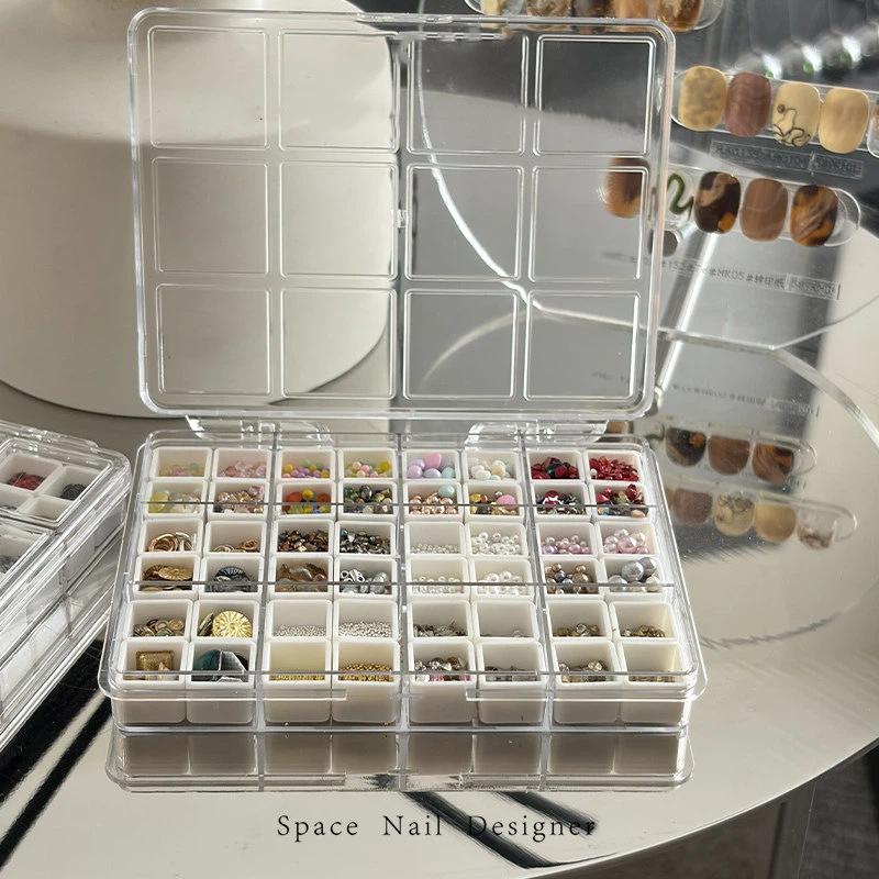 [New] 24/36/48Grids Nail Decor - Tech Accessories Box 评论和价格
