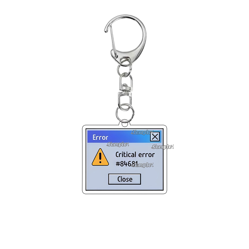 Creative  Acrylic Keychain Ret - Tech Keychain Accessories 评论和价格