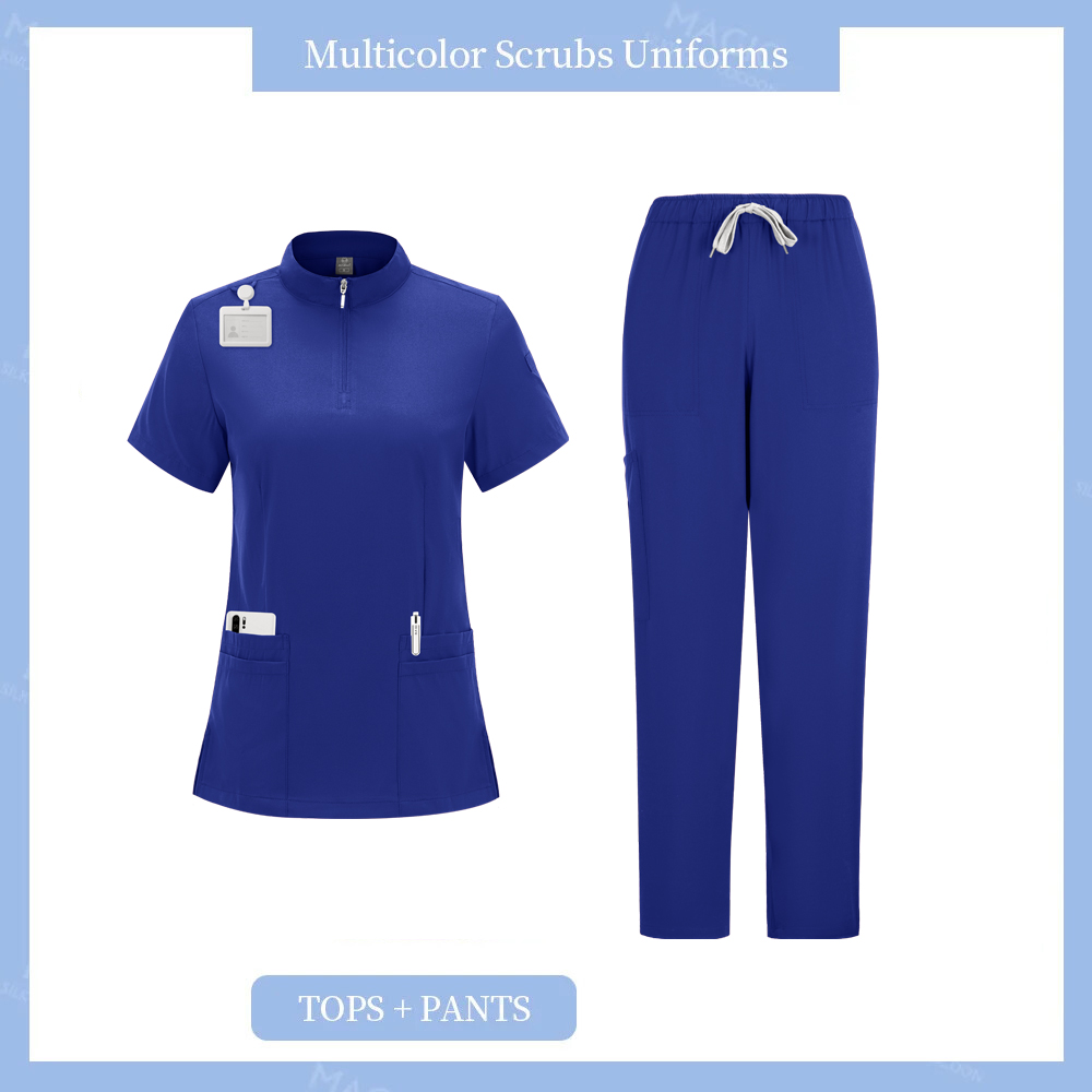 Surgical Uniforms Woman Nursin - Vet Tech Accessories 评论和价格