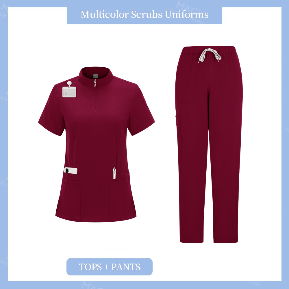 Surgical Uniforms Woman Nursin - Vet Tech Accessories 评论和价格