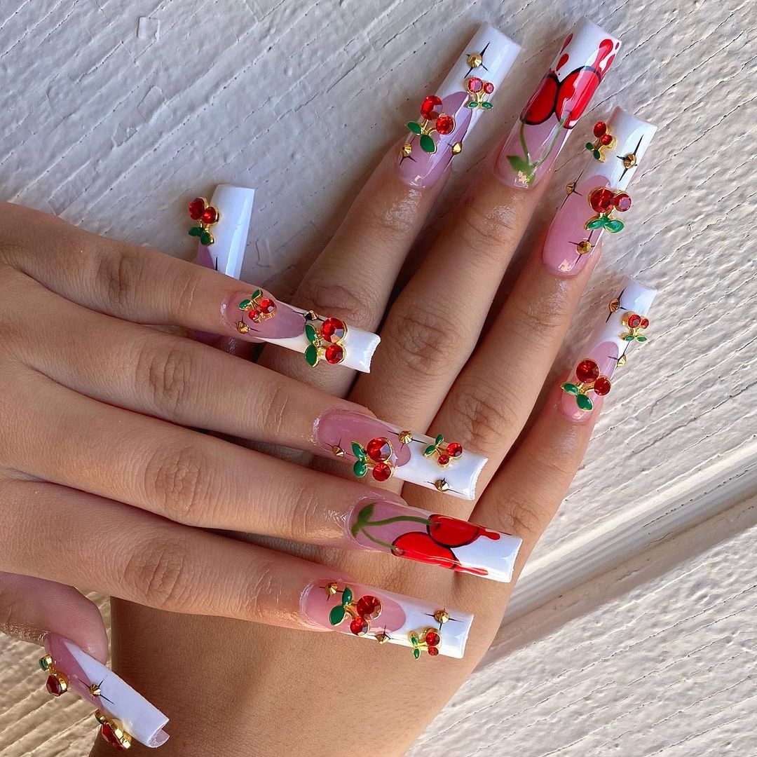 20pcs/bag Cherry Aolly Nail Ch - Trending Tech Accessories 评论和价格