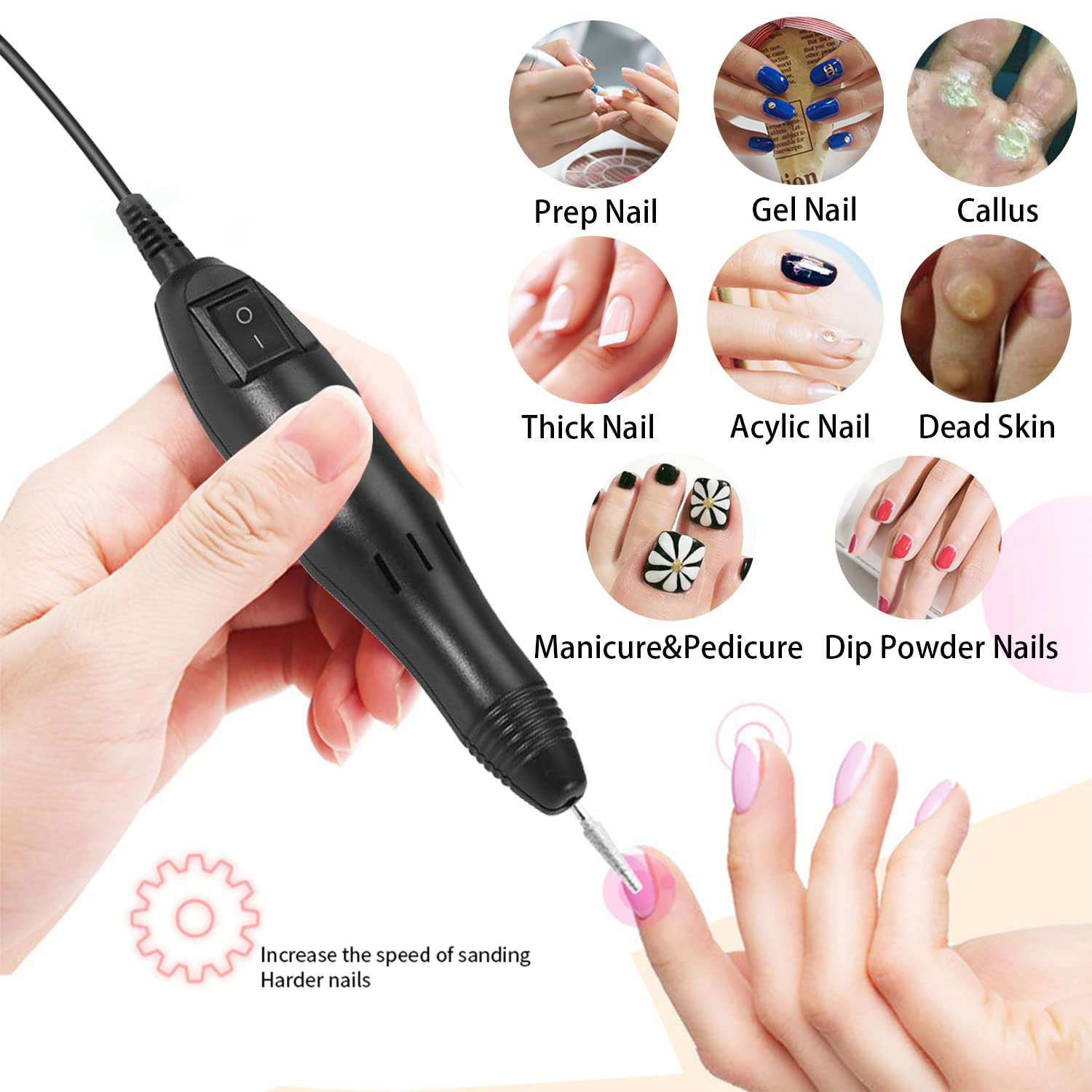 Nail Drill Machine 20000RPM Pr - Vet Tech Accessories 评论和价格