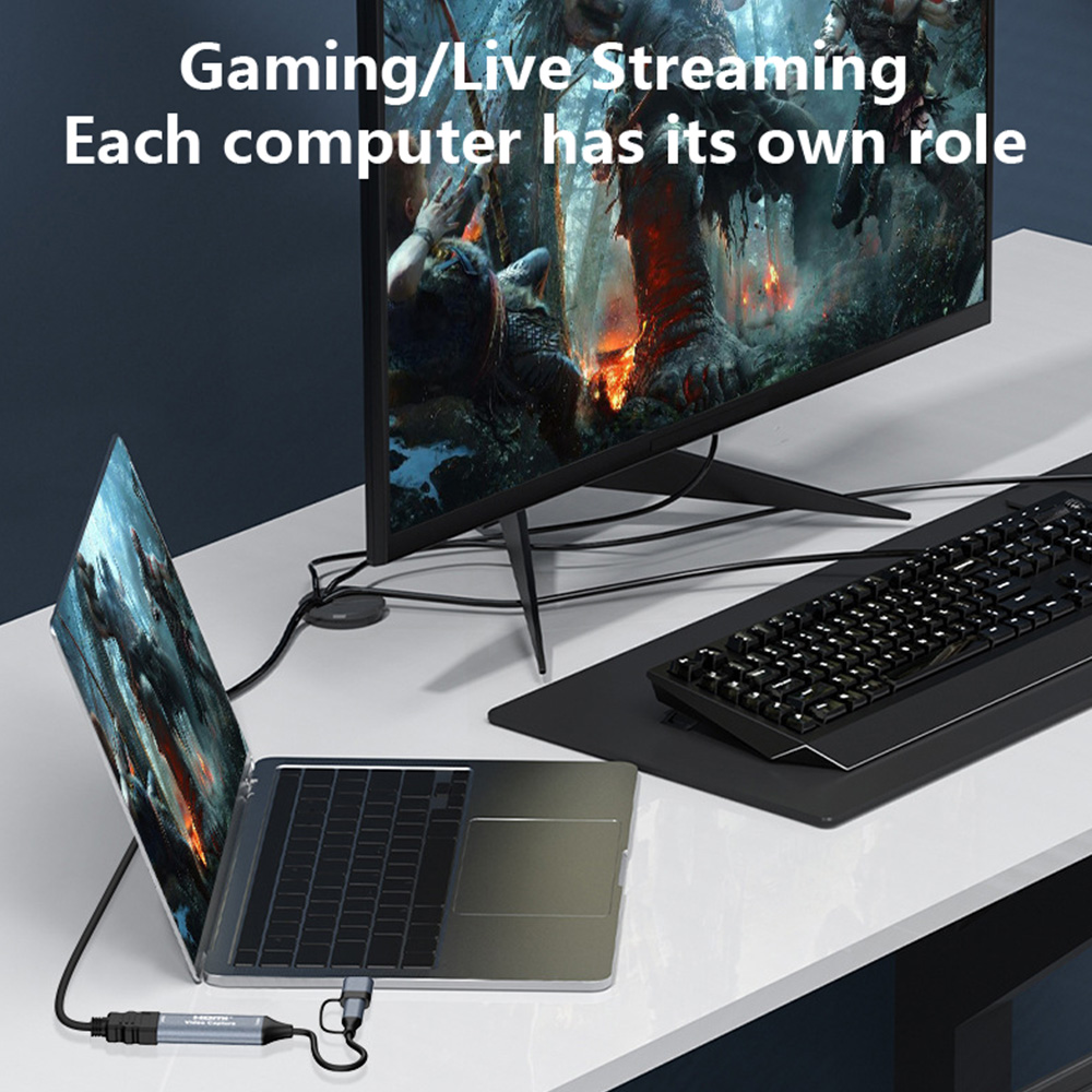 4K 2 in 1 USB 2.0 Video Captur - Usb C To Hdmi 评论和价格