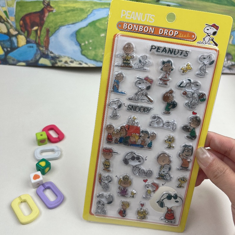 8Pcs Cute Snoopy Cartoon 3D Re - Tech Office Accessories 评论和价格