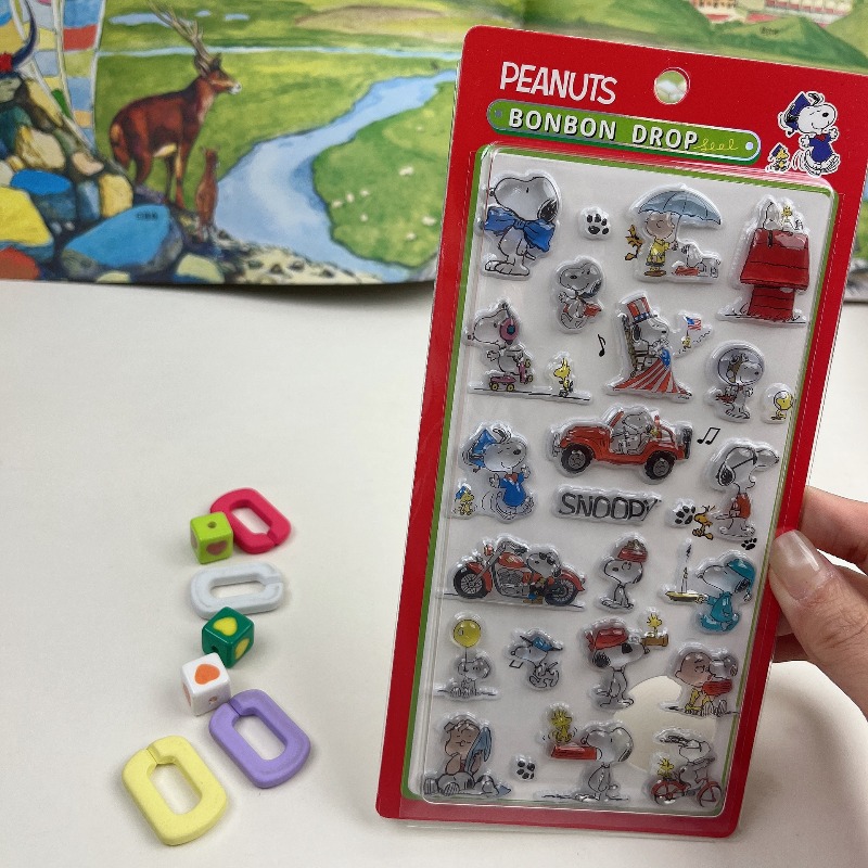 8Pcs Cute Snoopy Cartoon 3D Re - Tech Office Accessories 评论和价格