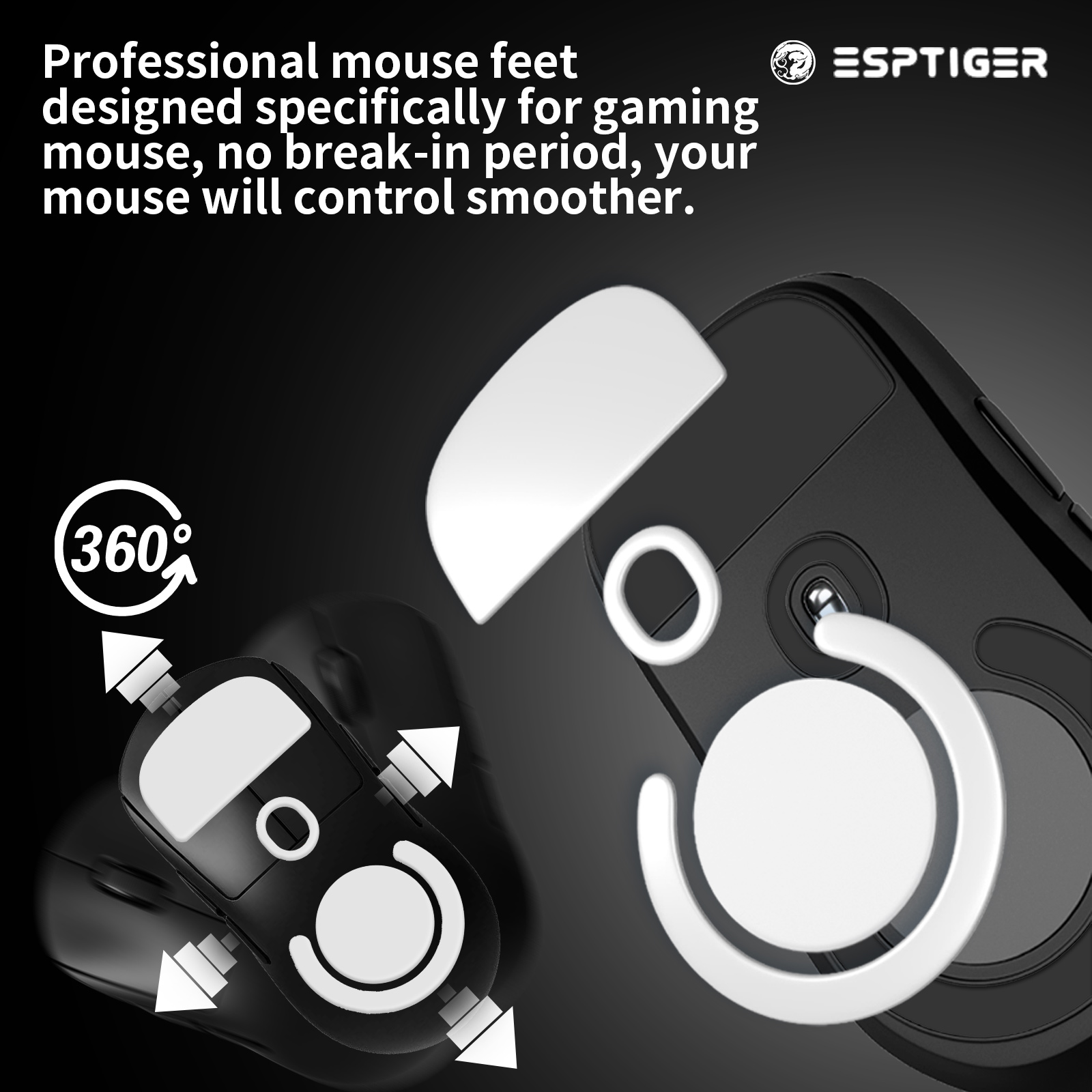 1Pack EspTiger ICE V2 Gaming M - Logitech Mouse G Pro X Superlight 评论和价格