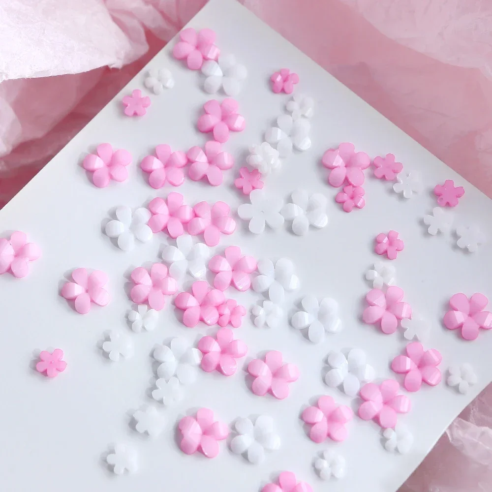 400pcs Acrylic Flower 3D Nail  - Trending Tech Accessories 评论和价格