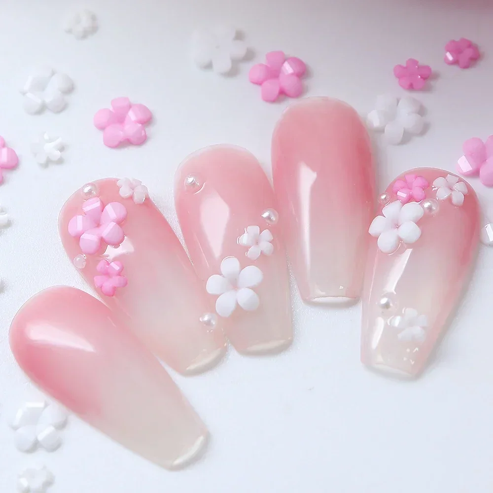 400pcs Acrylic Flower 3D Nail  - Trending Tech Accessories 评论和价格
