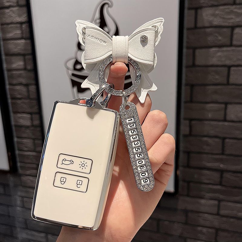 Car Key Case for Renault Megan - Tech Keychain Accessories 评论和价格