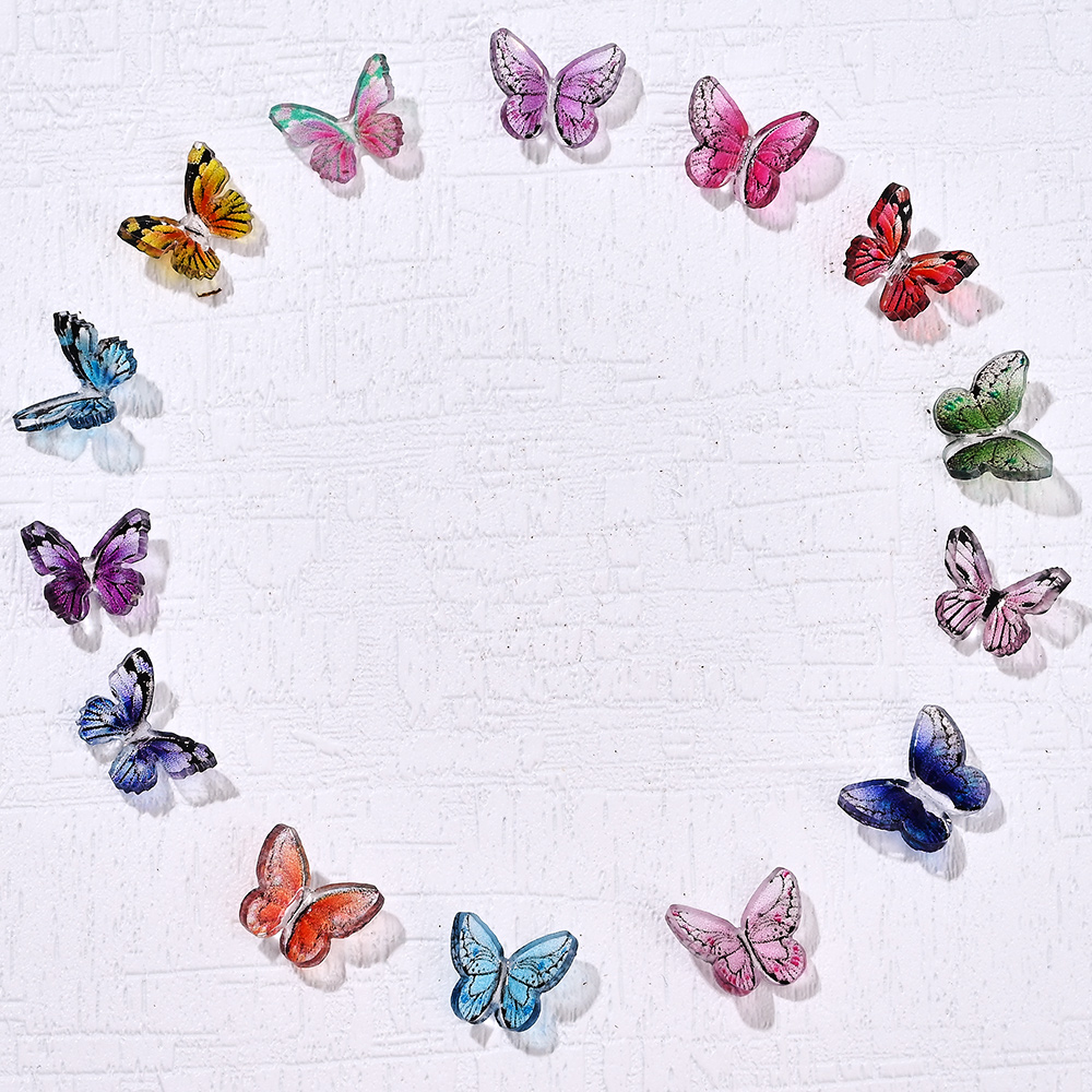 20/100Pcs Mix Colorful Butterf - Trending Tech Accessories 评论和价格