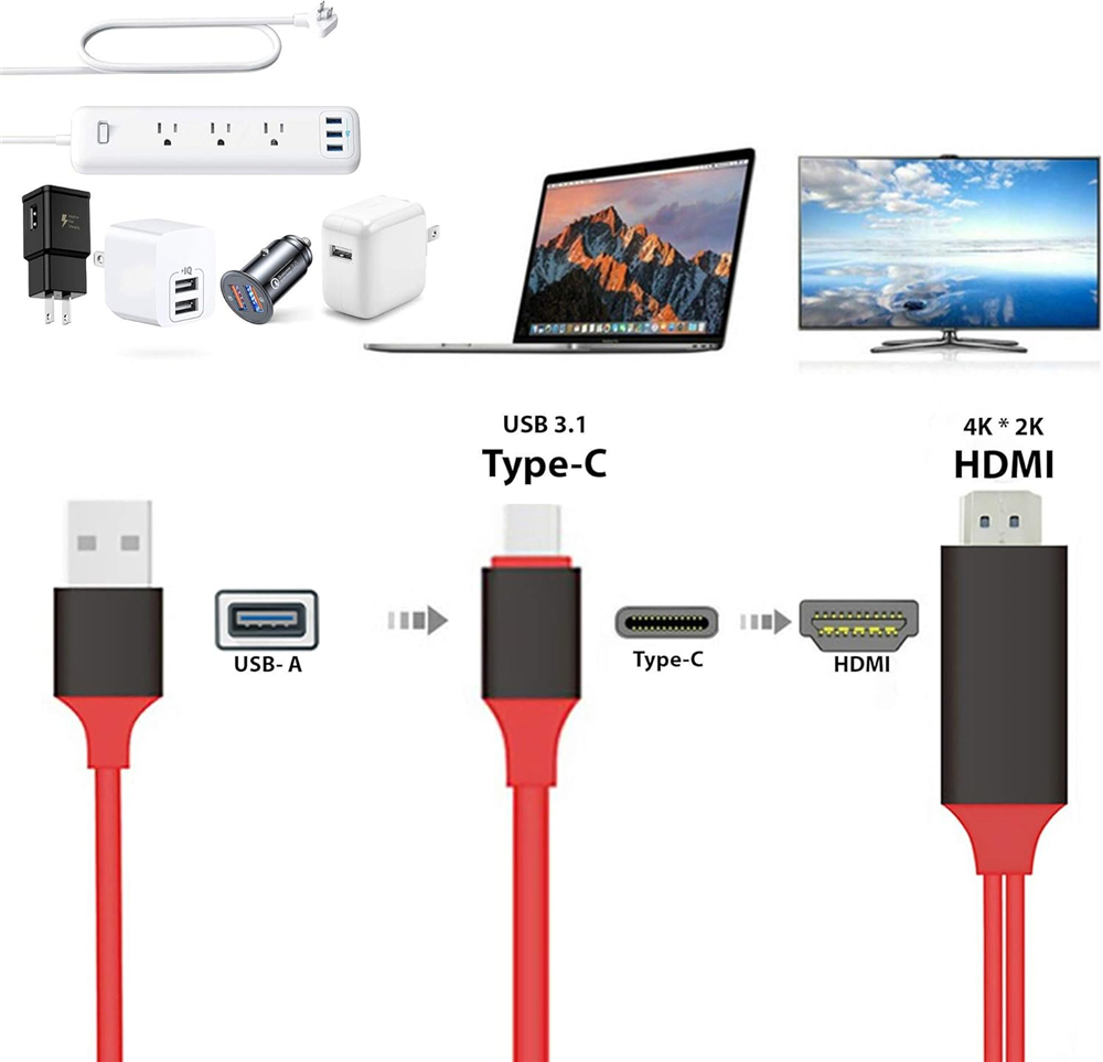 2M 4K Type-C to HDMI Adapter w - Usb C To Hdmi 评论和价格