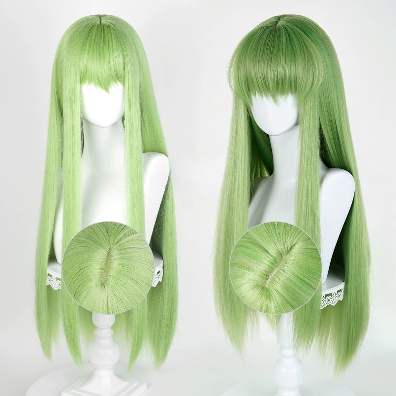 Anime CC Cosplay Green Wig Lon - Tech Accessories For Women 评论和价格