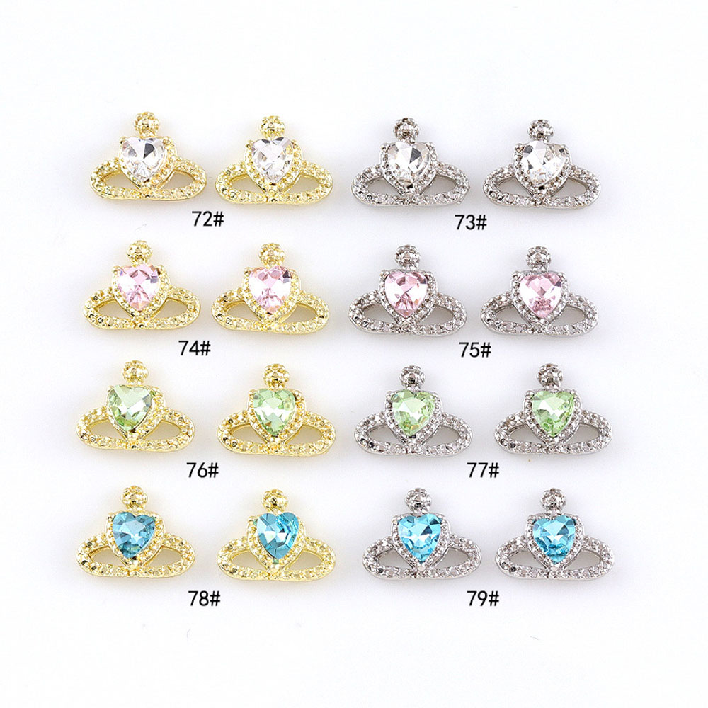 10Pcs/lot 3D Alloy Planet Nail - Trending Tech Accessories 评论和价格