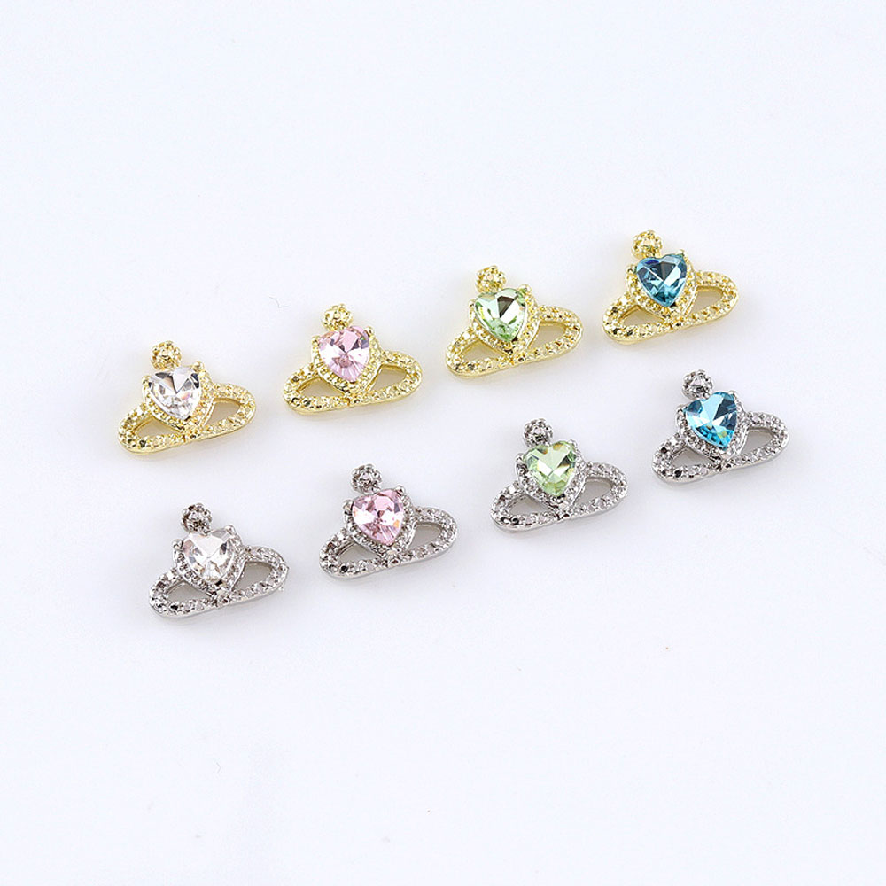 10Pcs/lot 3D Alloy Planet Nail - Trending Tech Accessories 评论和价格