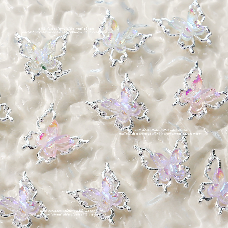 10PCS 3D Aurora Hollow Nail Ar - Trending Tech Accessories 评论和价格