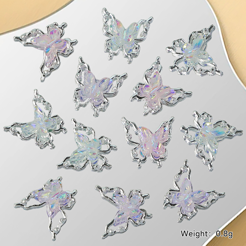 10PCS 3D Aurora Hollow Nail Ar - Trending Tech Accessories 评论和价格
