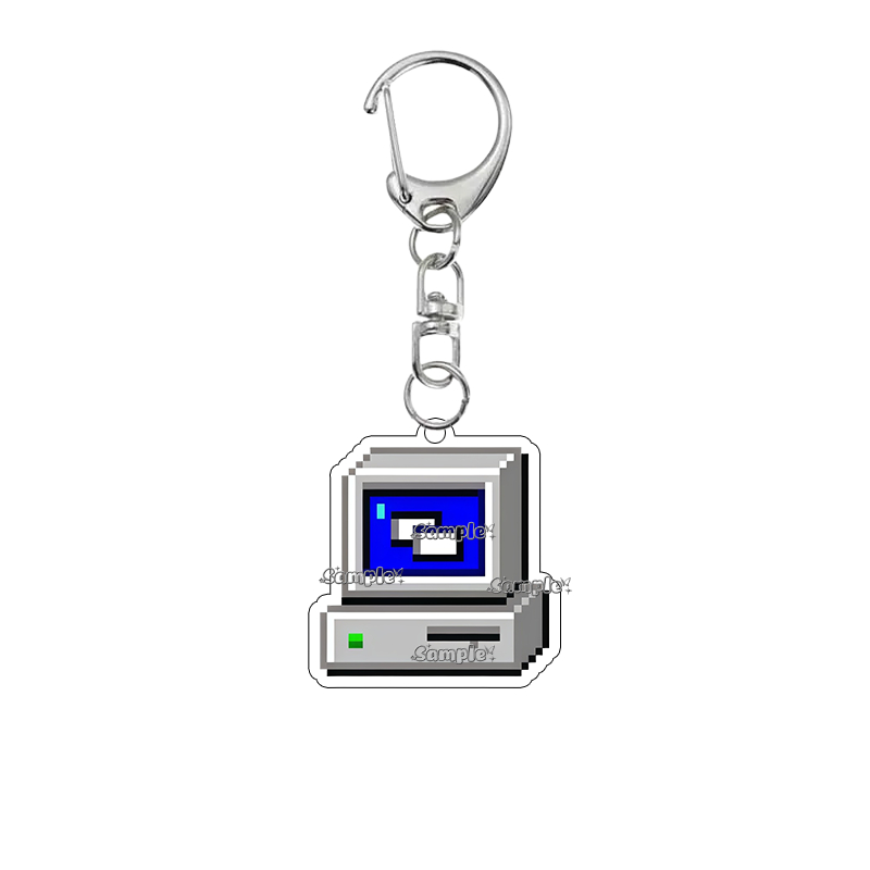 Creative Double-sided Print Re - Tech Keychain Accessories 评论和价格