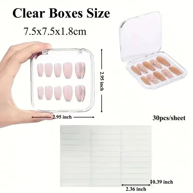 10PCS Press-On Nail Storage Ac - Tech Accessories Box 评论和价格
