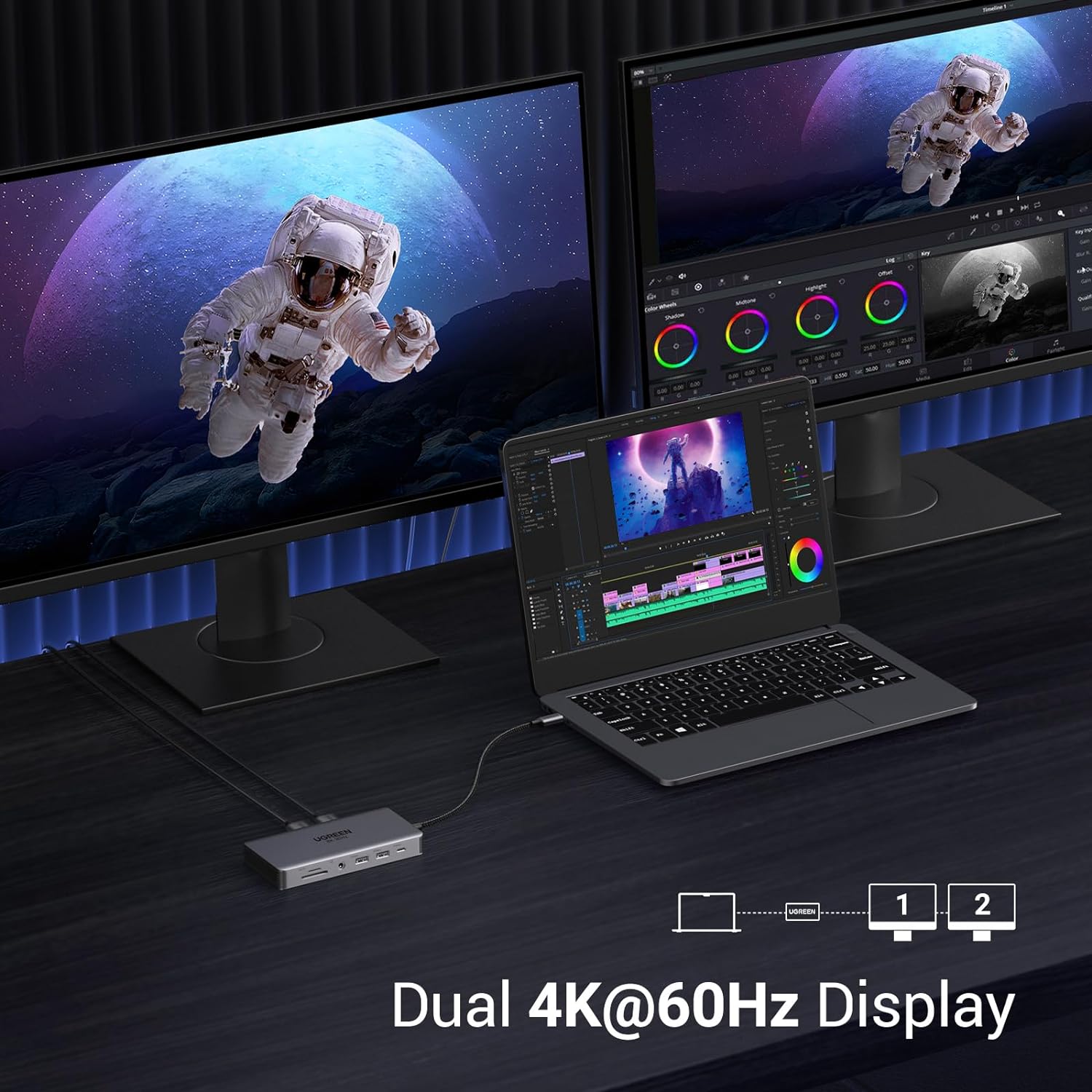 UGREEN Revodok Pro 211 Laptop  - Usb C To Hdmi 评论和价格
