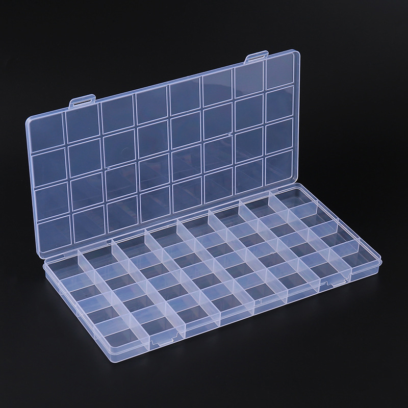 32/24/15 Grids Transparent Rec - Tech Accessories Box 评论和价格