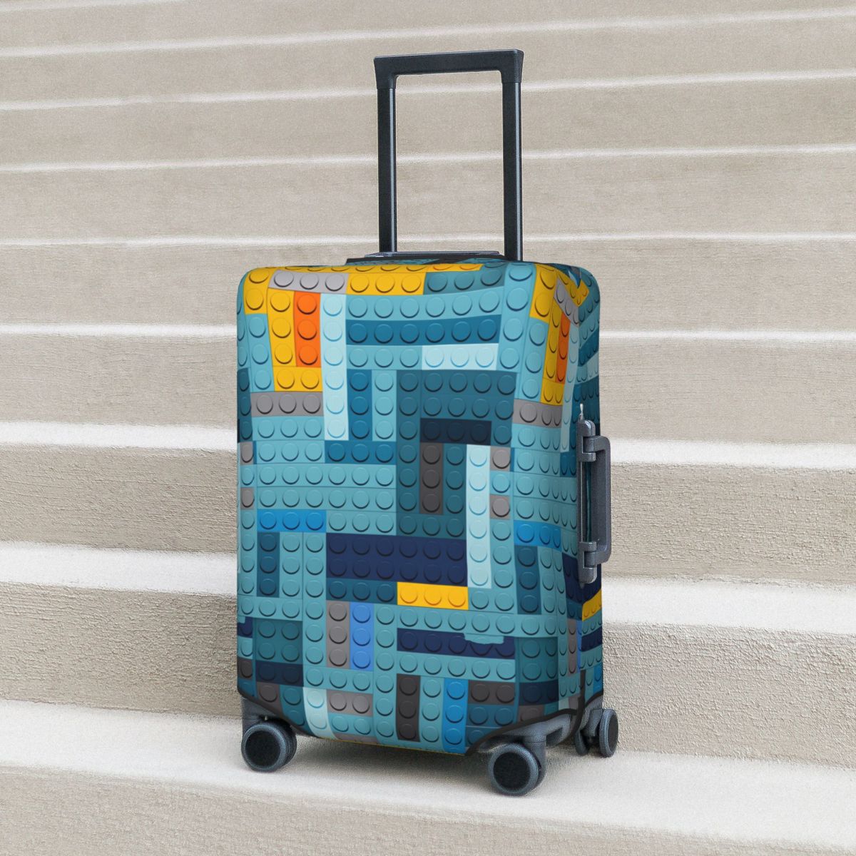 Blue Tech Pixel Building Block - Tech Accessories Business 评论和价格