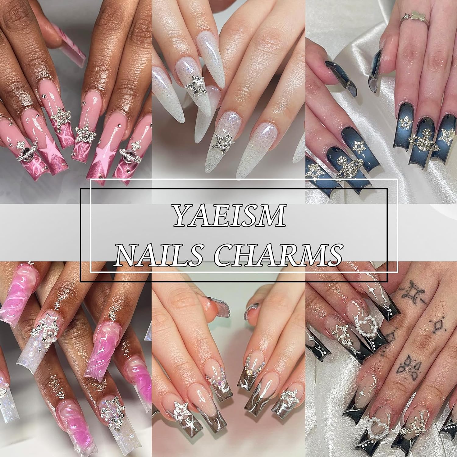 25PCS Star Nail Charms 3D Allo - Trending Tech Accessories 评论和价格