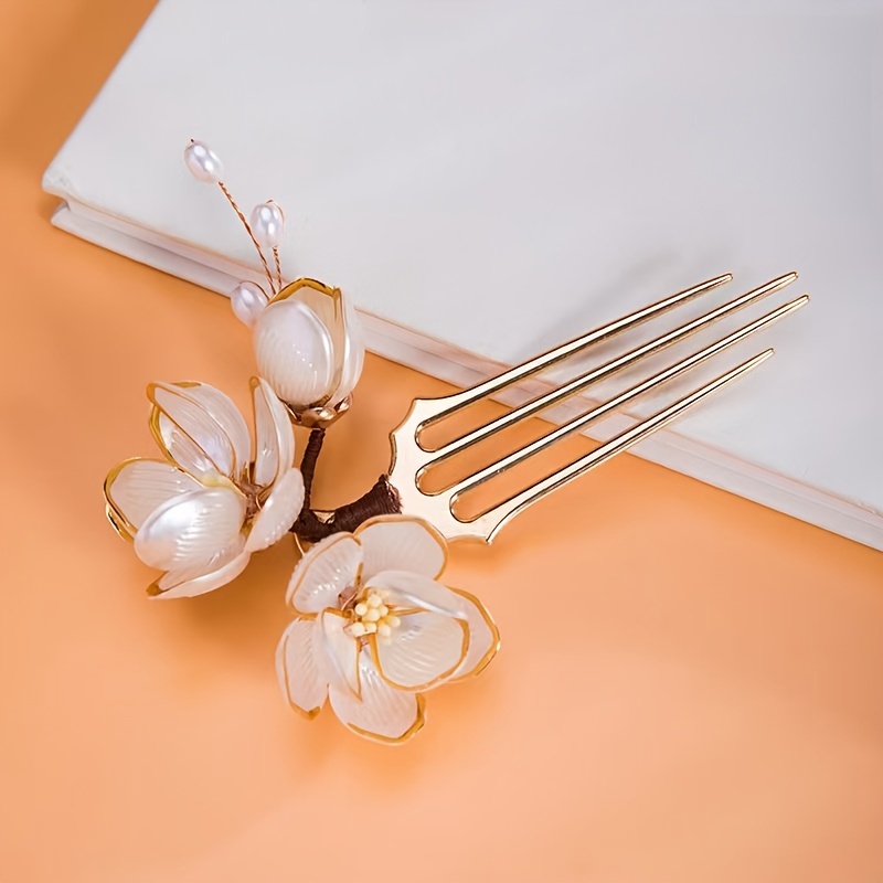 Chinese Style Shell Magnolia F - Tech Accessories For Women 评论和价格