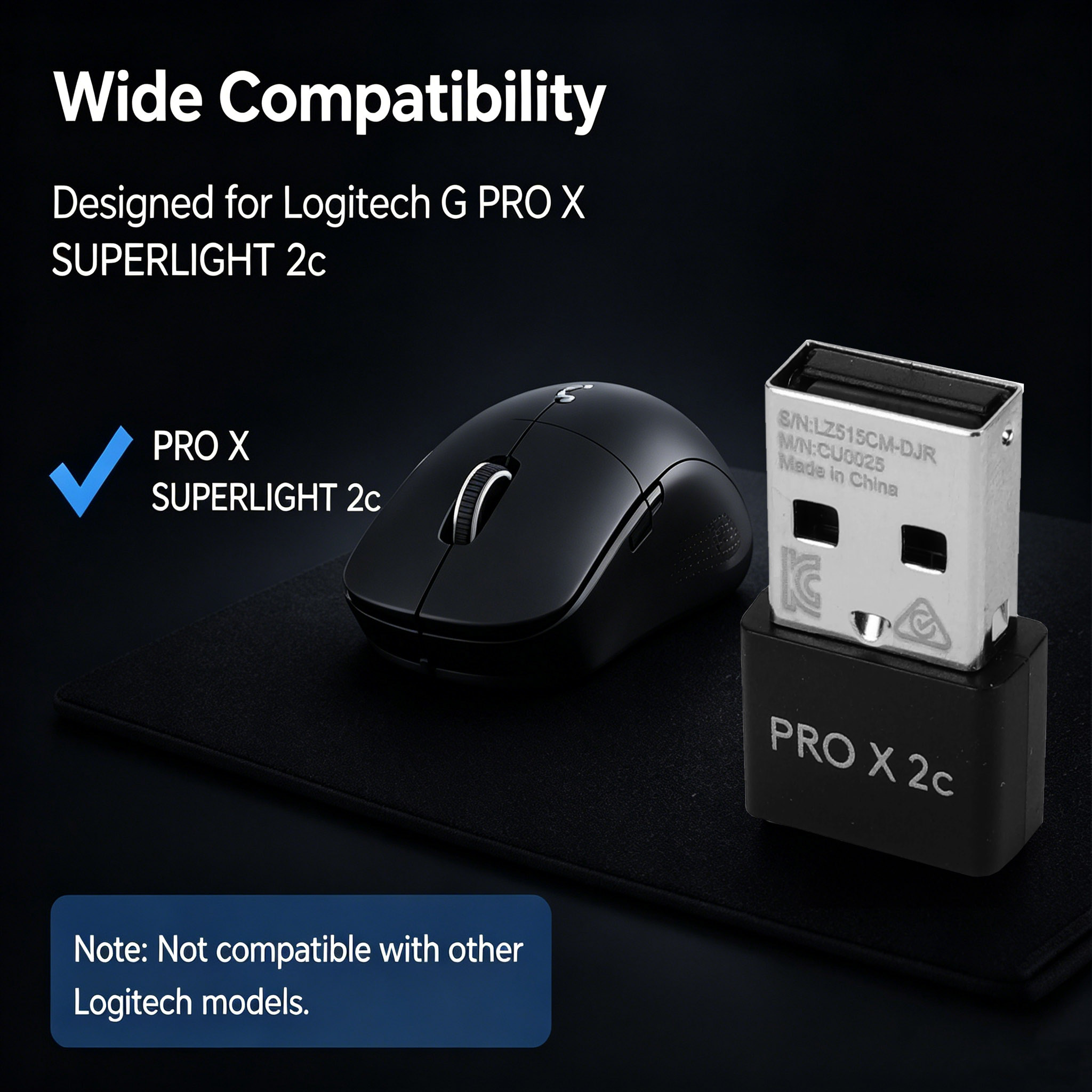Convenient receiver suitable f - Logitech Mouse G Pro X Superlight 评论和价格
